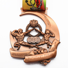 Promotion Free Sample Custom Metal Sport Award Medal Ribbon Holder
